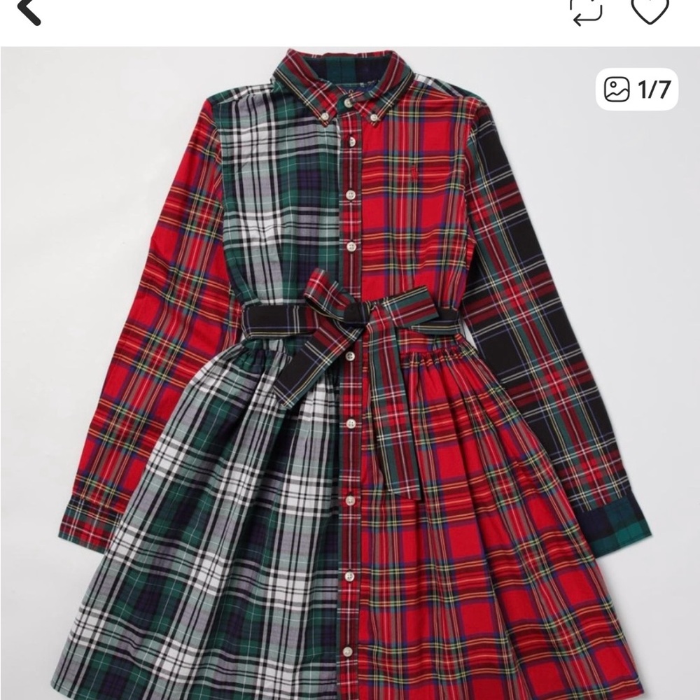 NWT- Ralph Lauren Heritage plaid dress